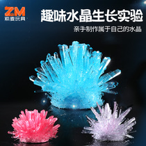 Childrens planting crystal growth crystallization experiment set handmade diy Crystal Primary School students Chemical Toys