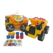 Beach car taxiing engineering boy girl emulation engineering car over home engineering car seaside fun sand tool car