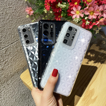 Huawei p40pro mobile phone shell p40 protection transparent silicone soft shell full package lens anti-fall net red ins lukewarm wind limited edition high-end new pint womens creative tide card fashion ultra slim fit