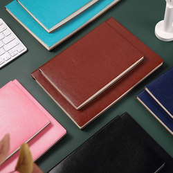 a5 notebook office stationery company unit business notepad school college students thickened meeting work record book b5 simple literary and artistic exquisite small fresh customizable logo printing