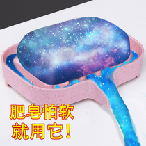 Toilet drain soap box home simple European soap box bathroom non-slip Nordic creative size soap holder