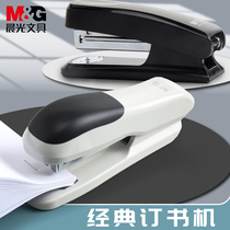 Standard students for the office of the morning stapler use a large household stapler to thicken the power stapler mini small stapler handheld can rotate heavy stapler office supplies