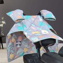 Split electric vehicle windshield is winter style plus velvet thickened battery motorcycle windshield spring and autumn four seasons universal