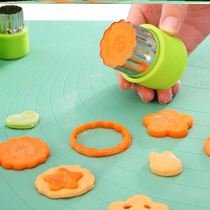 Baby wonton mold dumplings household barbecue small wonton stainless steel butterfly face mold printing biscuits chaos