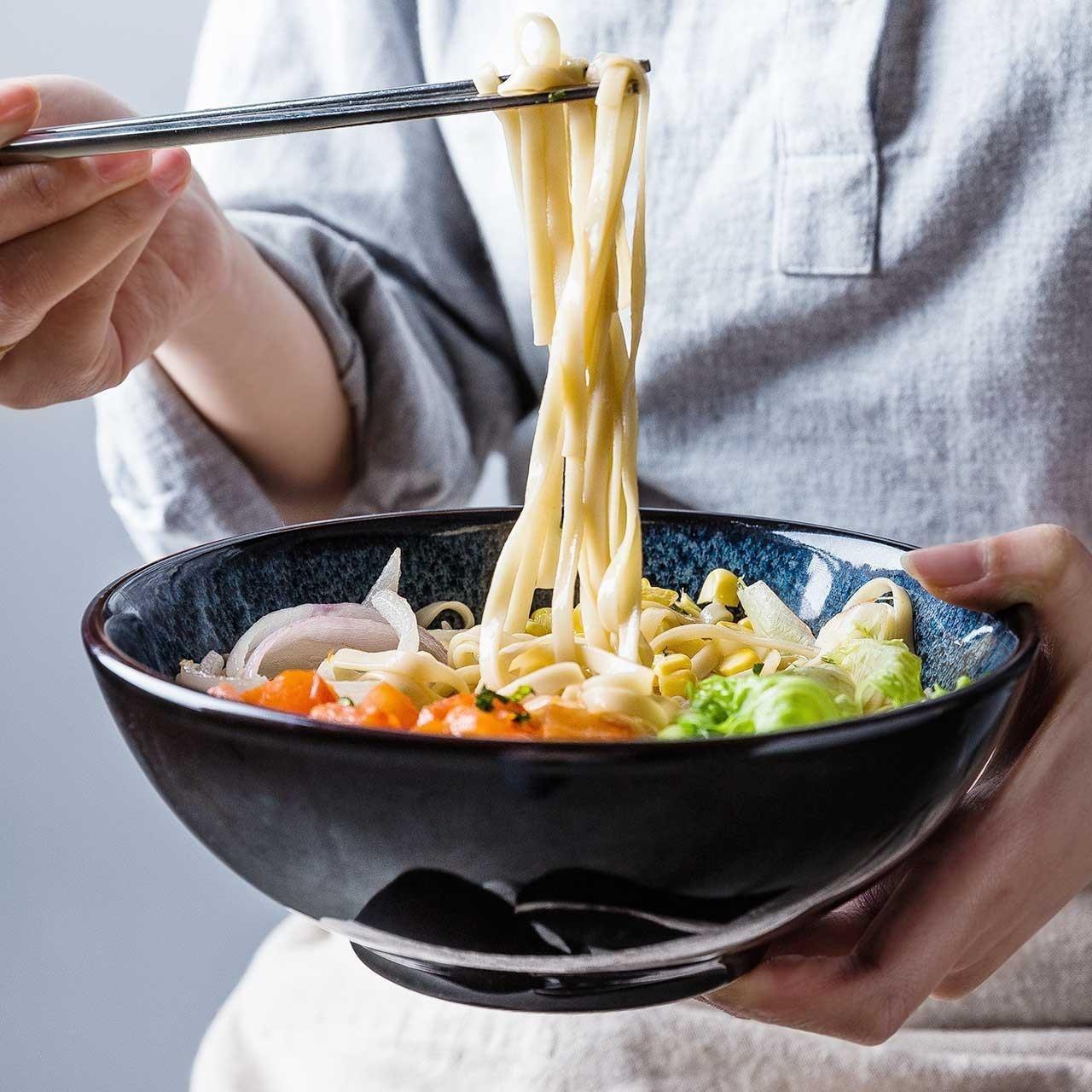 Big ready - to - cook ceramic tableware pickled fish bowl bowl soup basin to heavy ltd. restaurant large super large capacity rainbow such use