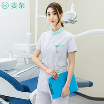 Nurse suit split suit dentist Stomatology short sleeve female two-piece beauty salon summer thin