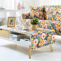 Meet Jiangnan cotton linen tea table cloth Nordic ins Wind rectangular thickened waterproof and washable home living room table cloth cushion