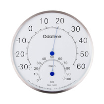 ordro shi TH802 large diameter 25 gong fang stainless steel hanging hygrometer Odatime