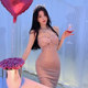 Chic and stunning sexy fishtail dress dress temperament long high-end sequins strap tube top skirt women's summer Chic and stunning sexy fishtail dress dress temperament long high-end sequins strap tube top skirt women's summer