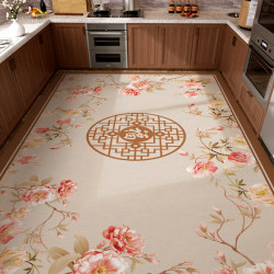 New Chinese-style kitchen special floor mat diatom mud water-absorbing oil-absorbing non-slip foot mat household large area full carpet