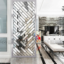 Fold screen screen partition wall simple modern living room basalt bedroom to block household office frosted light