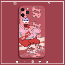 Apple 11 mobile phone case men and women iphone11pro liquid silicone soft shell max all-inclusive lens protective cover ultra-thin anti-drop suitable for 11promax creative Tide brand Pai star Net Red