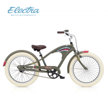 Electra childrens bicycle 20 inch 6-10 years old shark model middle and large childrens boys pedal bicycle primary school students 8 years old