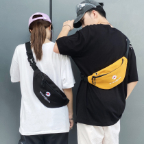 Japanese small bag mens and womens fanny packs 2020 new daisy chest bags Hong Kong style all-match sports shoulder bags casual messenger bags