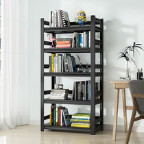 Bookshelf shelf simple children small floor iron storage rack Net red bedroom living room movable storage rack