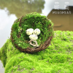 Simulated plant bird's nest, bird's nest, courtyard landscaping, green planting, tree flower arrangement, floral arrangement, interior decoration ornaments factory