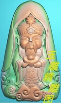 GRC-041 with the shape of the baby god of wealth carved figure jdp gray figure bmp computer carved figure