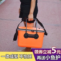 Folding EVA thickened live fish buckets Shrimp buckets Eel buckets Fishing buckets Fishing buckets Fish protection barrels