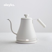 Olayks handheld coffee pot electric kettle household fine mouth small kettle for tea hot kettle