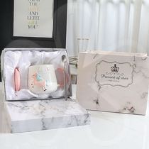 Birthday gift girls practical college students send girlfriend New Years day gift mug Christmas Valentines Day ceramic mug