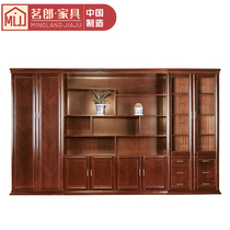 Combined paint wooden bookcase file cabinet for wooden bookcase display cabinet file cabinet special price