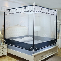 Summer mosquito net 2 0m sitting bed type child anti-fall anti-mosquito cover tent bed 1 8m bed plus high reinforced household yurt