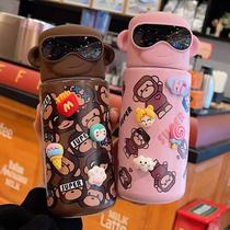 Upscale 316 Stainless Steel Royaltender Warm Womens Wave Cool High Face Value Cup Love Student Straight Water Glasses Portable L-8112