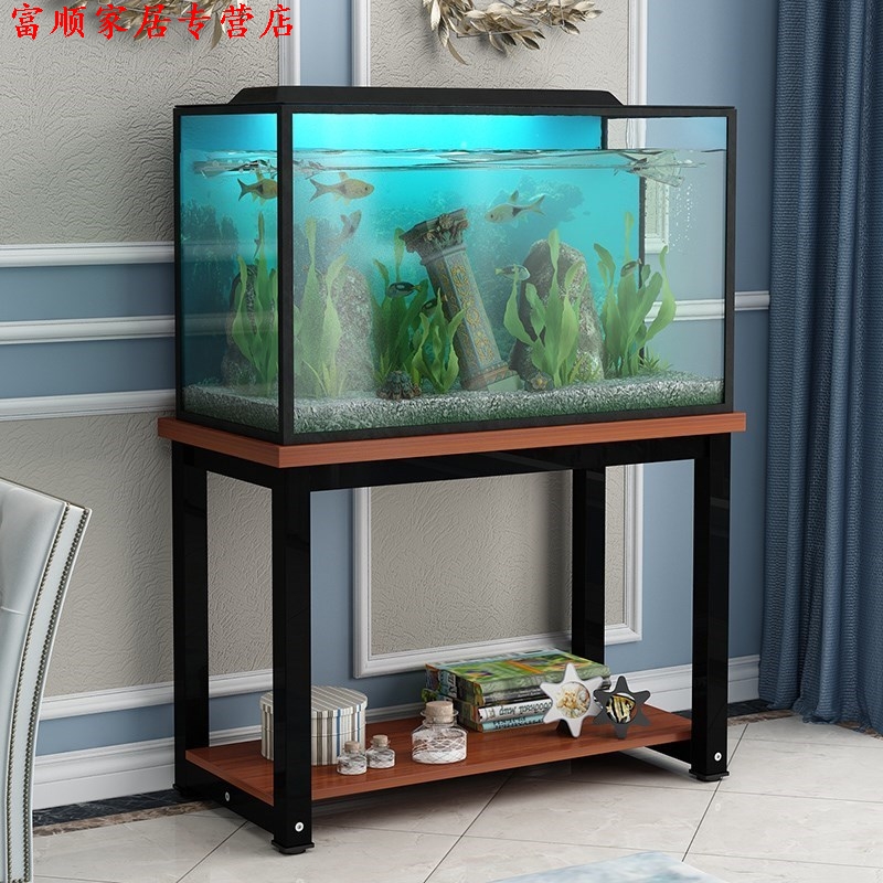 Hob anywhere base aquarium fish tank bottom ark steel chassis frame, wrought iron grass made cylinder aquarium tank