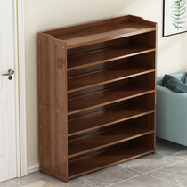 Nanzhu Zi shoe rack Economical strong and durable wooden household door dustproof multi-layer simple storage doorless shoe cabinet