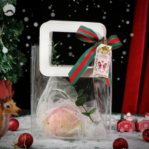 High-end transparent handbag Christmas gift bag Christmas bag Christmas Eve apple packaging bag creative gift