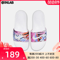 Nike Nike universal Benassi summer flower trend word sports cool drag 618919-113 YT