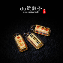 Thai Buddha You Thai Buddha brand authentic Azan Cha Neng lucky Dice pendant hanging chain waterproof shell