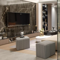 Thousands Birds Lattice short stool sofa pedalling stool Stool Changing stool Living room Home nets Red small stools Soft on foot Benches