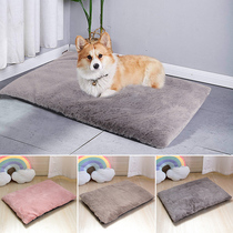 Dog mat sleeping mat Warm Removable Wash Mattress Thickened Pet Carpet Cushion Non-slip Cat Mat Winter Sleep