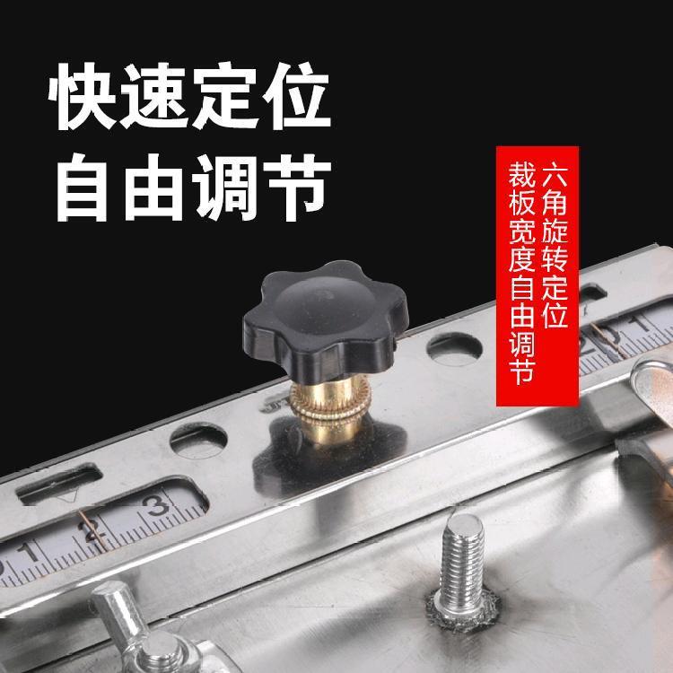 Multi - function woodworking cutting board, an artifact stainless steel tile floor tile backer positioning frame plate chamfering machine tile tools