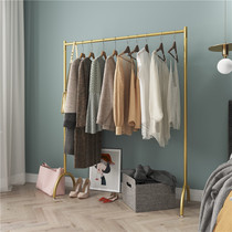 Hanger Floor-to-ceiling bedroom hanger Nordic clothes rack Household single-pole coat rack Simple folding clothes rack
