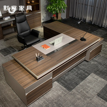 Presidential desk boss desk office furniture modern fashion manager table high-end large class boss Office table and chair combination