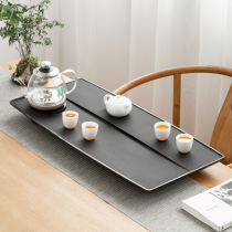 Wujin stone tea pan stone pan household tea table simple tea set kettle automatic water supply set integrated tea ware reward