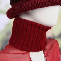 Korean version of autumn and winter imitation Cashmere neck collar men and womens head sleeve outdoor riding thick warm collar fake collar