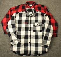 Daily single American style brown cotton shirt shirt large size men cotton shirt loose ancient wind autumn winter coat