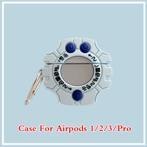 Cartoon Airpods protective sleeves pro tyrannocro digital Baby 1 2 generations apply Apple Bluetooth wireless headphones 3 Shell Game Consoles Apple Airpods Protective Sleeves 2 Drink Bottles CLEAR