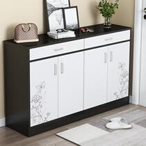 Shoe cabinet household doorshoe shelf simple multi-layer dust wood shoe cabinet multi-functional collection cabinet