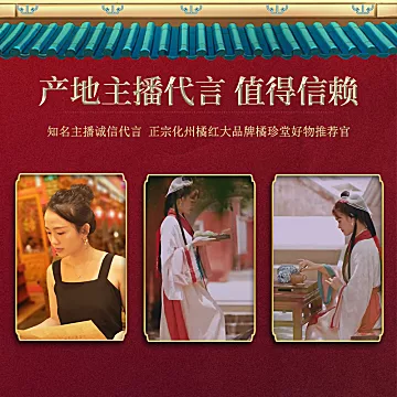 广东橘珍堂精品化州橘红23年陈年正宗金毛[190元优惠券]-寻折猪