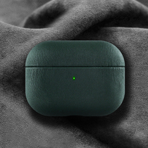 Apply Apple airpodspro three generations of protective sleeves Genuine Leather Light Lavish Bluetooth Headphone Set Tide Minimalist for Men and Women