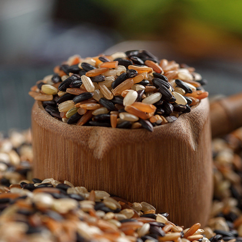 三色糙米新米 5斤 五谷杂粮红米黑米糙米糊粗粮健身胚芽米脂减饭