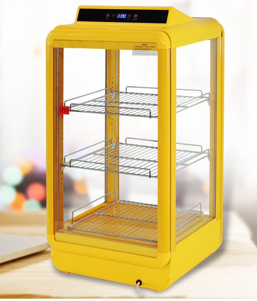 昌禾热饮柜饮料加热柜保温展示柜奶茶加热箱便利店热饮机小型商用