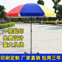 ? Umbrella Large Large parasol Large Outdoor Stalls Commercial Umbrella Advertising Umbrella Courtyard Umbrella Folding Round