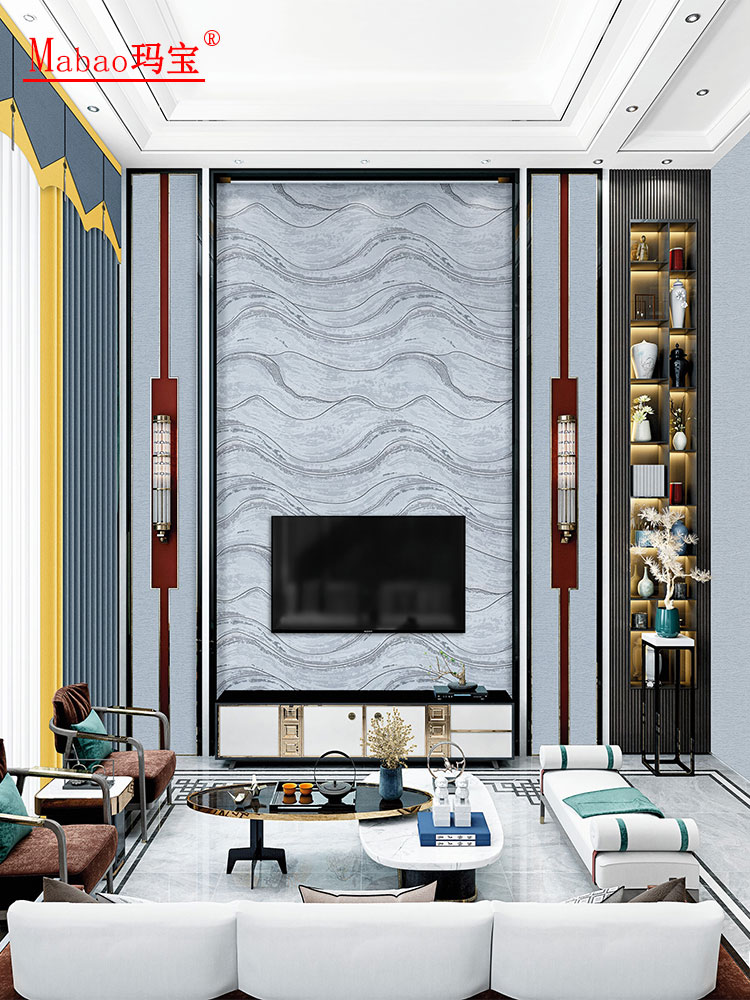 Marbao Wall Cloth Official Website Formaldehyde Scavenging Activated Carbon 2022 New Modern Minimalist Whole House Living Room Seamless Wall Cloth Wall Cloth Wall Covering Fabric