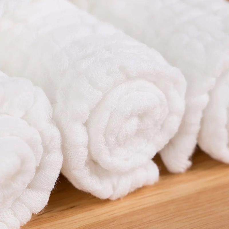 全棉洗碗不掉百洁毛全棉抹布吸水蓝色厨房棉纱抹布