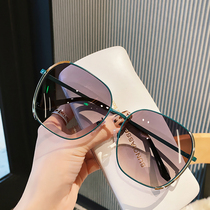 2022 New Polarized Mirror Sunscreen Sunglasses Women's Big Face Slim Sunglasses Men's Korean Style Fashion UV Protective Eyeglasses